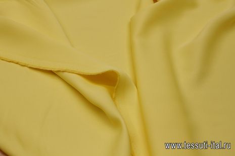 Плательная кади вискоза 148 г/м (о) желтая - итальянские ткани Тессутидея арт. 04-1587