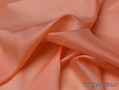 Подкладочная стрейч (о) оранжевая - итальянские ткани Тессутидея арт. 08-1351