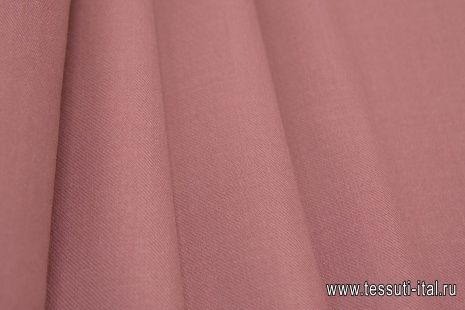 Костюмная стрейч двухслойная (о) пепельно-розовая - итальянские ткани Тессутидея арт. 05-3871