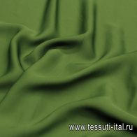 Плательная кади вискоза 148 г/м (о) зеленая - итальянские ткани Тессутидея арт. 04-1590