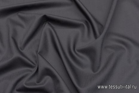 Плательная (о) черная с глянцевым лоском - итальянские ткани Тессутидея арт. 17-1011