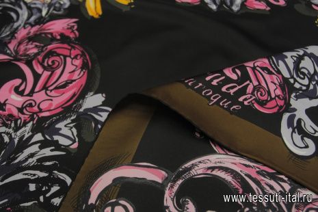 Шелк купон-платок 90*90см  - итальянские ткани Тессутидея арт. F-6238