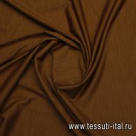 Трикотаж шерсть (о) светло-коричневый - итальянские ткани Тессутидея арт. 15-1116