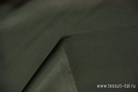 Плательная стрейч (о) темно-коричневая ш-120см - итальянские ткани Тессутидея арт. 03-3413