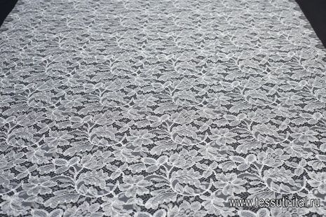 Кружевное полотно с люрексом (о) светло-серо-серебрянное Solstiss - итальянские ткани Тессутидея арт. 03-6143