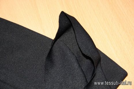 Трикотаж подвяз чулок (о) черный ш-60см - итальянские ткани Тессутидея арт. 13-1101