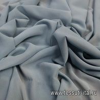 Шифон (о) серо-голубой - итальянские ткани Тессутидея арт. 10-1845