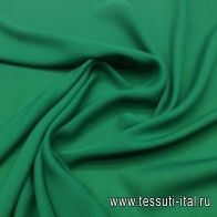 Крепдешин (о) зеленый Etro - итальянские ткани Тессутидея арт. 02-7126