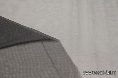 Плательная сетка (о) серая - итальянские ткани Тессутидея арт. 03-7077