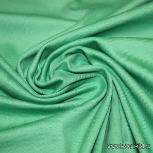 Трикотаж (о) светло-зеленый ш-200см - итальянские ткани Тессутидея арт. 12-0481