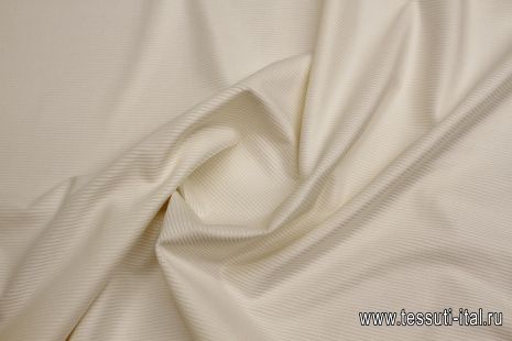 Вельвет стрейч (о) белый - итальянские ткани Тессутидея арт. 01-7383