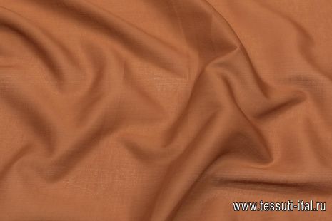 Батист (о) коричневый - итальянские ткани Тессутидея арт. 01-7001