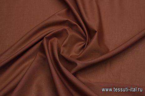 Батист (о) коричневый - итальянские ткани Тессутидея арт. 01-7439