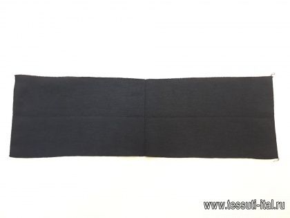 Подвяз (о) темно-синий 14*44см  - итальянские ткани Тессутидея арт. F-4050