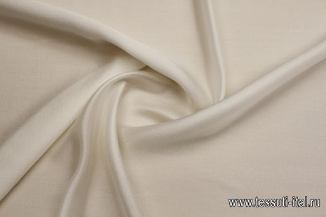 Плательная фактурная шелк+вискоза (о) айвори - итальянские ткани Тессутидея арт. 10-3773