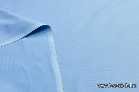 Хлопок костюмный (о) голубой - итальянские ткани Тессутидея арт. 01-5170