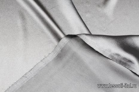 Шифон с люрексом (о) серебряный - итальянские ткани Тессутидея арт. 10-3579