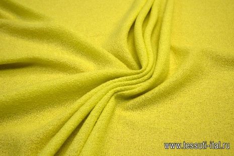 Костюмная букле (о) желтая - итальянские ткани Тессутидея арт. 05-3458