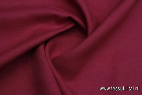 Лен (о) брусничный  - итальянские ткани Тессутидея арт. 16-0935