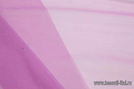 Плательная сетка (о) серо-сиреневая - итальянские ткани Тессутидея арт. 03-5086