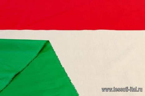 Тафта (н) красно-бело-зеленая - итальянские ткани Тессутидея арт. 03-5861