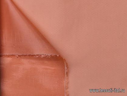 Подкладочная стрейч (о) оранжевая - итальянские ткани Тессутидея арт. 08-1351