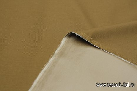 Плащевая с водоотталкивающим покрытием на мембране (о) коричневая - итальянские ткани Тессутидея арт. 11-0450