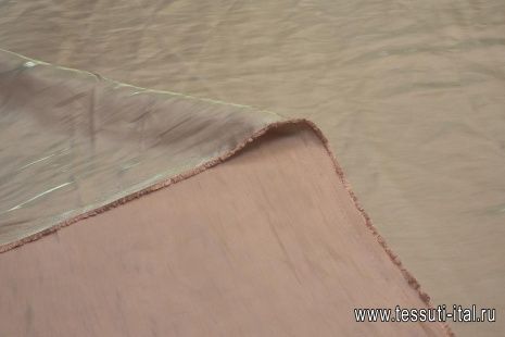 Плательная с люрексом (о) розово-зеленая - итальянские ткани Тессутидея арт. 03-6185