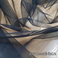Сетка плательная (о) темно-синяя - итальянские ткани Тессутидея арт. 03-6499