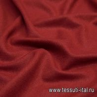 Пальтовая лоден (о) красно-коричневая - итальянские ткани Тессутидея арт. 09-1783