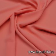 Плательная кади вискоза стрейч (о) розовая - итальянские ткани Тессутидея арт. 04-1603