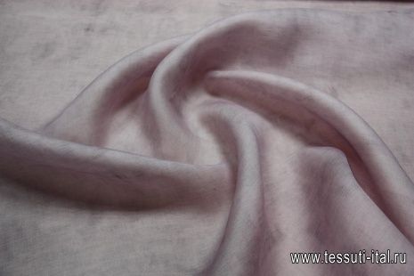 Органза муаровая (н) серо-розовая  - итальянские ткани Тессутидея арт. 02-6046