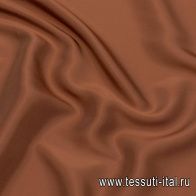 Подкладочная стрейч (о) коричневая - итальянские ткани Тессутидея арт. 07-1398