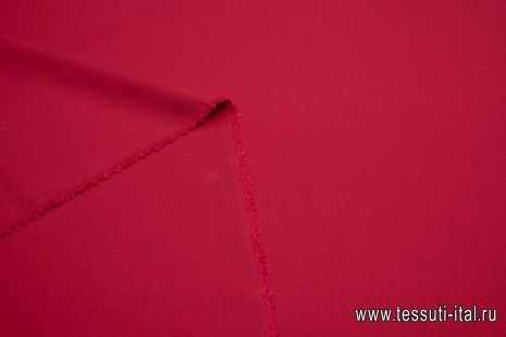 Костюмная стрейч (о) красная - итальянские ткани Тессутидея арт. 05-3393