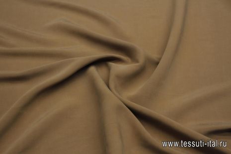 Плательная (о) коричневая - итальянские ткани Тессутидея арт. 04-1591