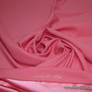 Плательная cadi креп стрейч (о) розовая ш-130см - итальянские ткани Тессутидея арт. 03-2566