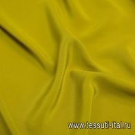 Крепдешин (о) горчичный - итальянские ткани Тессутидея арт. 10-2030