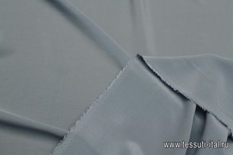 Крепдешин (о) серо-голубой - итальянские ткани Тессутидея арт. 10-3572