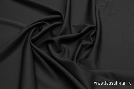 Костюмная (о) черная - итальянские ткани Тессутидея арт. 05-4468