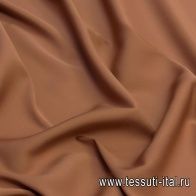 Крепдешин стрейч (о) какао - итальянские ткани Тессутидея арт. 10-1740