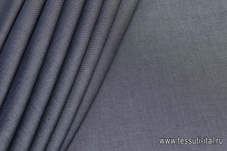 Хлопок костюмный дабл (н) серо-бело-черная клетка  - итальянские ткани Тессутидея арт. 01-5174