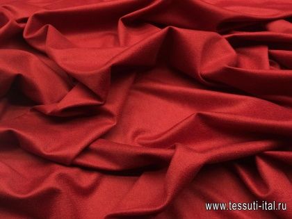 Пальтовая (о) темно-красная - итальянские ткани Тессутидея арт. 09-1462