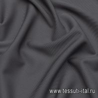 Костюмная диагональ стрейч (о) темно-серая - итальянские ткани Тессутидея арт. 05-4385