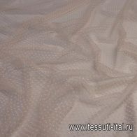 Плательная сетка (н) светло-розовая с вкраплениями - итальянские ткани Тессутидея арт. 03-6282