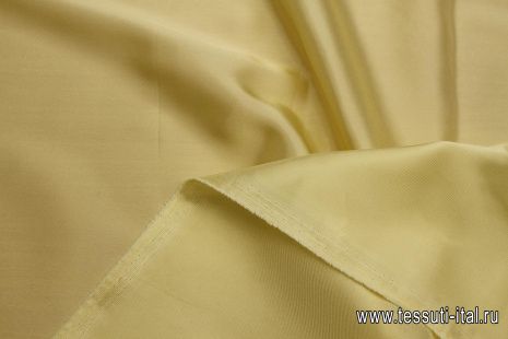 Подкладочная стрейч (о) бледно-желтая  - итальянские ткани Тессутидея арт. 07-1495
