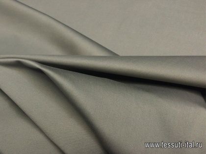 Плательная стрейч (о) серая - итальянские ткани Тессутидея арт. 01-4402