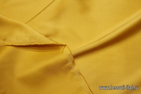 Подкладочная стрейч (о) охра - итальянские ткани Тессутидея арт. 07-1512