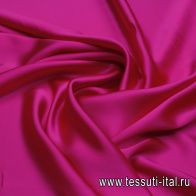 Шелк атлас (о) фуксия 16 мом - итальянские ткани Тессутидея арт. 10-3503