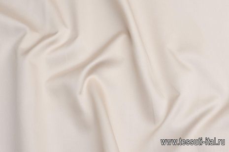 Плательная микадо (о) молочная - итальянские ткани Тессутидея арт. 03-6737