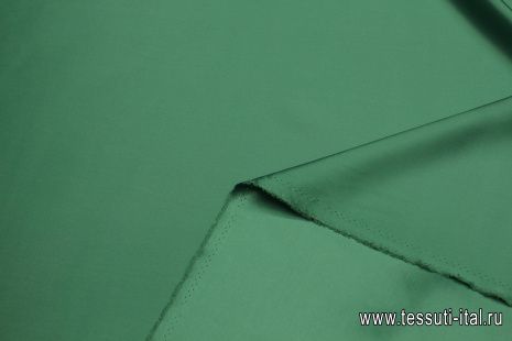 Шелк атлас дабл (о) ярко-зеленый - итальянские ткани Тессутидея арт. 10-3224